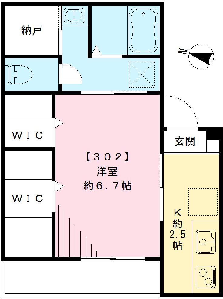 グレースナジマの間取り
