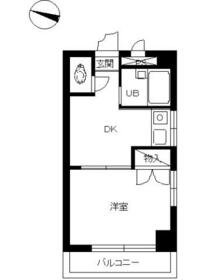 スカイコート武蔵浦和の間取り