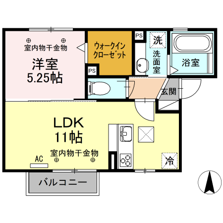 カーム・ハイツの間取り