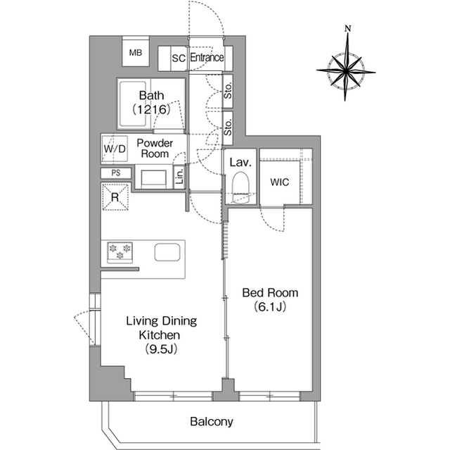BPRレジデンス大島の間取り