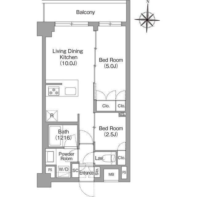BPRレジデンス大島の間取り