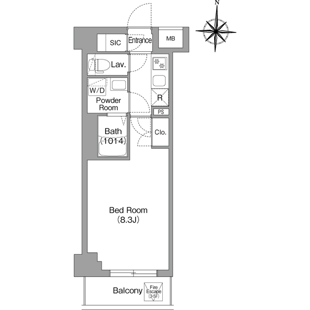 BPRレジデンス大島の間取り