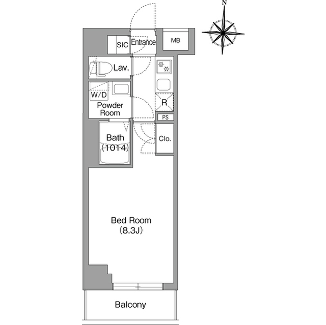 BPRレジデンス大島の間取り