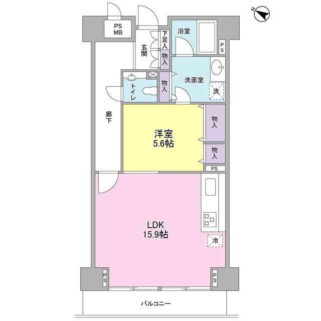 グランドメゾン三軒茶屋の間取り