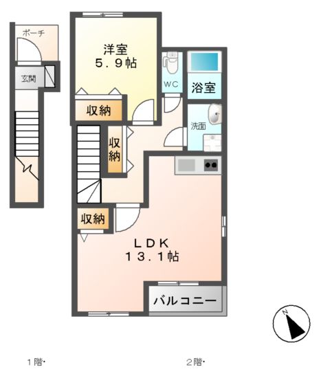 プランドールMIAの間取り