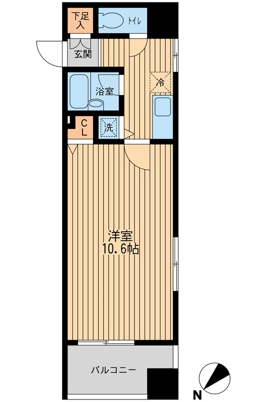 プライムアーバン日本橋人形町の間取り