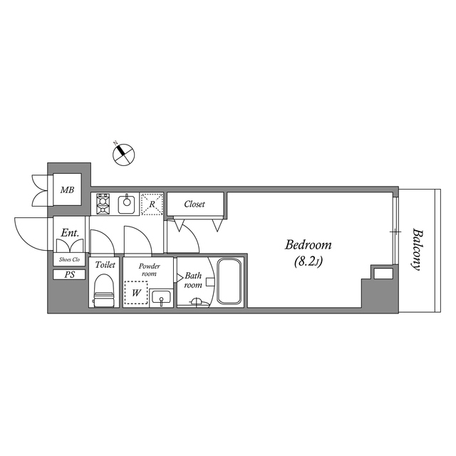 GRAN PASEO田端Dの間取り