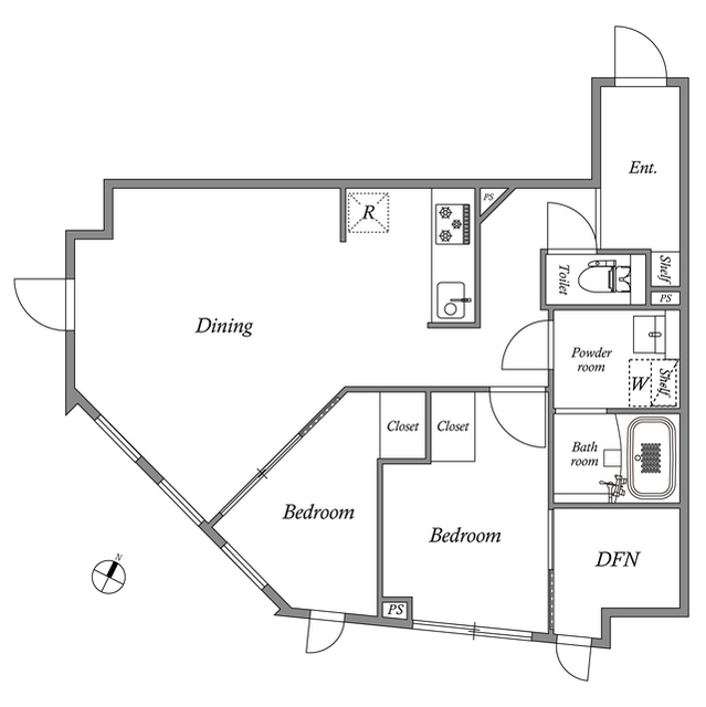 GRAN PASEO碑文谷Southの間取り