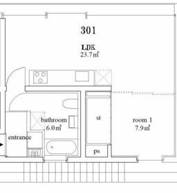 kurumi build.(くるみビル)の間取り