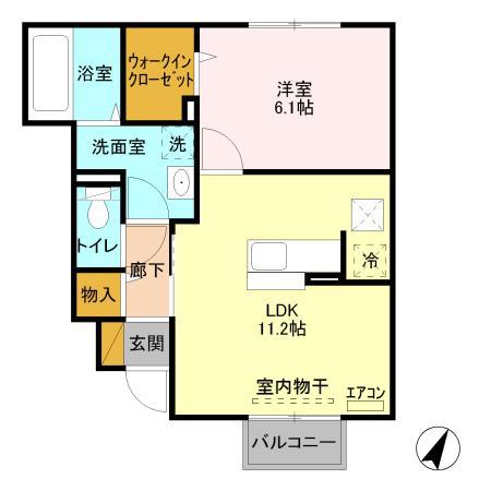 グラマードマレⅥの間取り