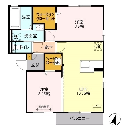 ベル八潮の間取り