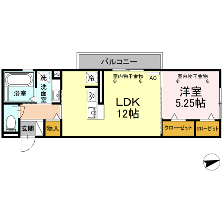 ボヌール江場の間取り