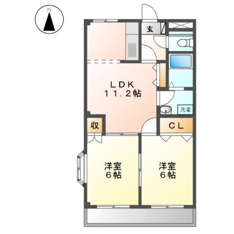 エスペラント12の間取り