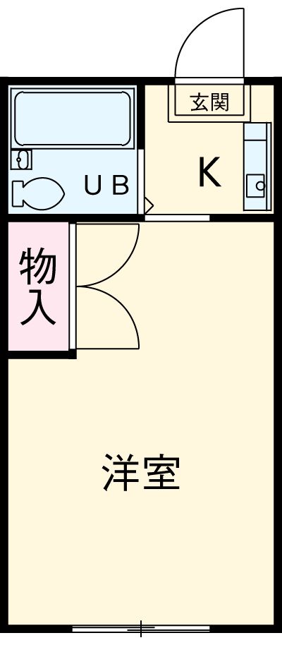 小野ハイツの間取り