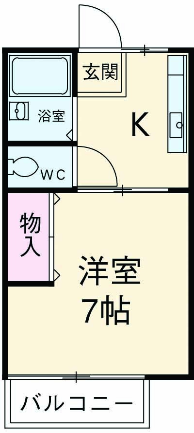 カーサメントピノの間取り