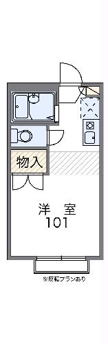 レオパレスプルニエの間取り