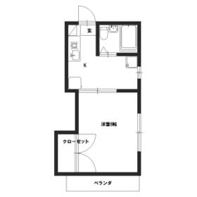 ミナトハイツ第１の間取り