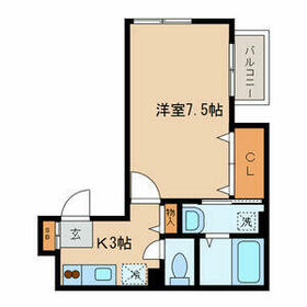 メゾンボヌール東が丘の間取り
