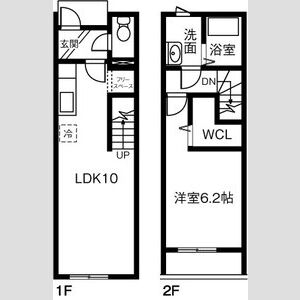 ＳＴＵＤＩＯ　伏屋の間取り