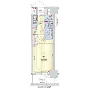 プレサンス上前津プレスの間取り