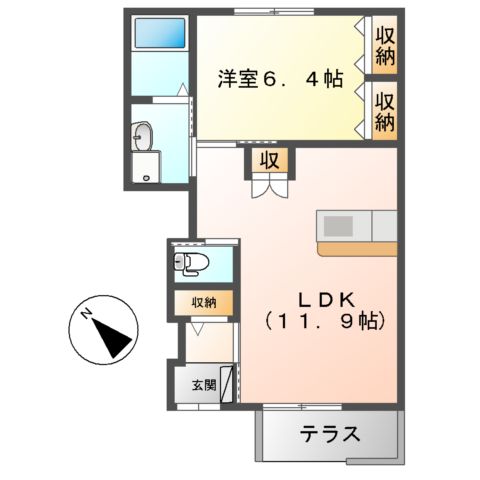 EAST ROCK2の間取り