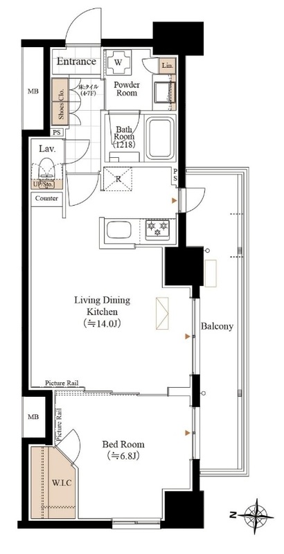 ブランシエスタ両国・0310号室の間取り