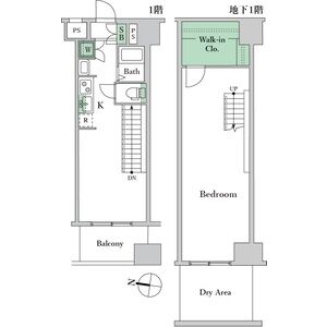 ヴィーダスカイコート品川の間取り