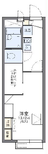レオパレス小倉の間取り