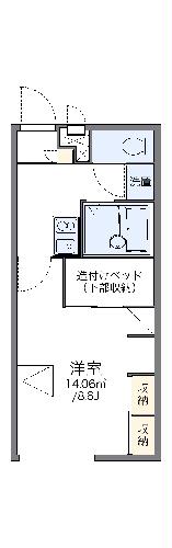 レオパレスR1の間取り