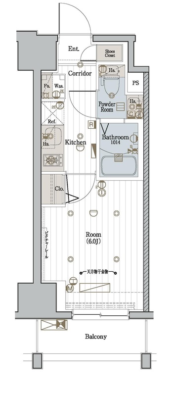 メイクスデザイン川崎Ⅱの間取り