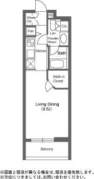 ストーリア神宮前・0305号室の間取り