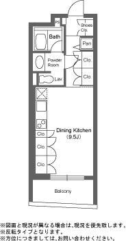 ストーリア神宮前・0312号室の間取り