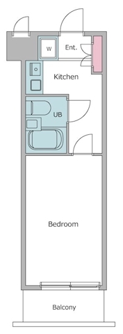 メゾンエクレーレ江古田・0419号室の間取り