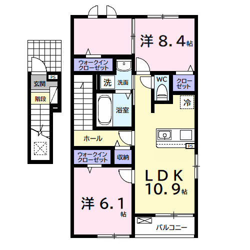 コンフォート アークAの間取り