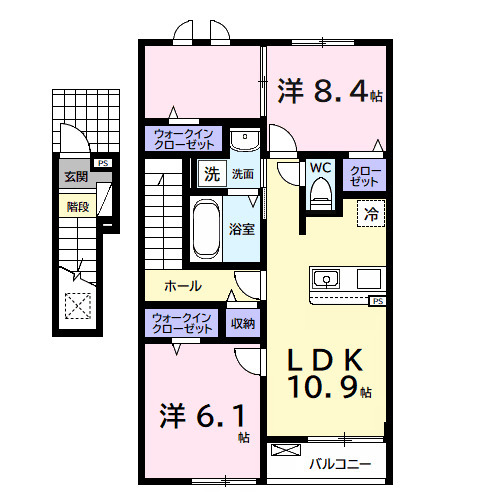 コンフォート アークAの間取り