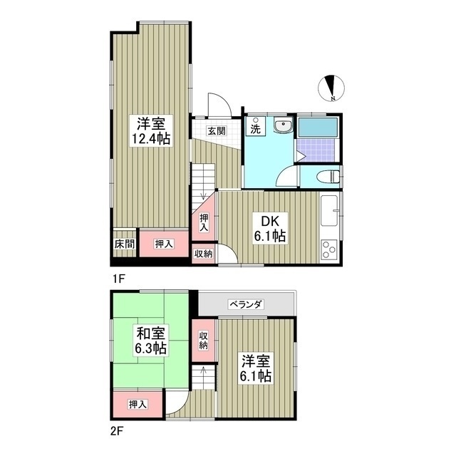 つくば市高見原戸建ての間取り