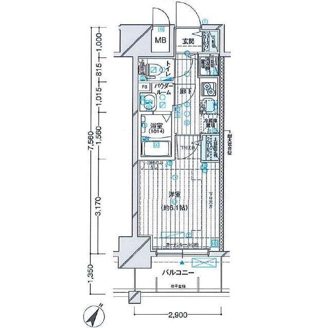 メインステージ大阪 North Markの間取り