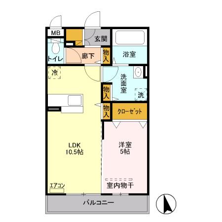 クラール/サンローブ クラールの間取り