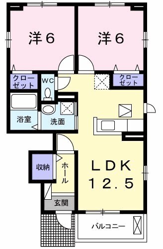 ブリーズDの間取り