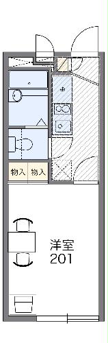 レオパレス上北台の間取り