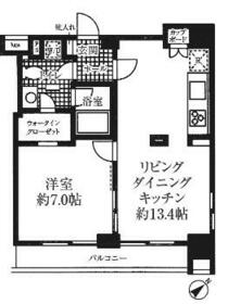 HF銀座レジデンスの間取り