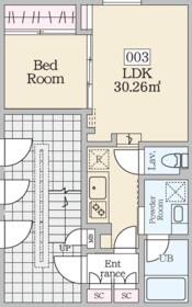 ＲｅｖｅＲｅｓｉｄｅｎｃｅ初台・003号室の間取り