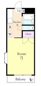 コーポラスYⅡの間取り