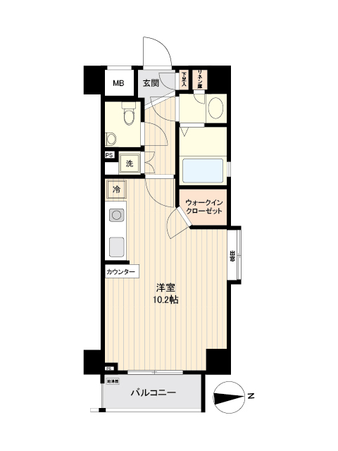 オーキッドレジデンス大泉学園・0207号室の間取り