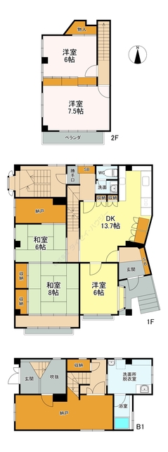 サクラーレ中野の間取り