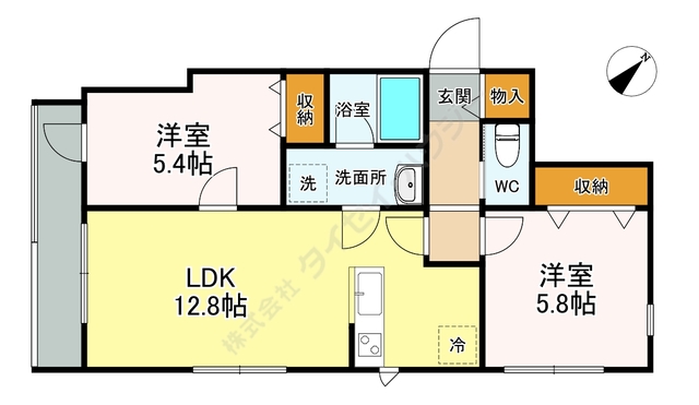Arca材木座の間取り