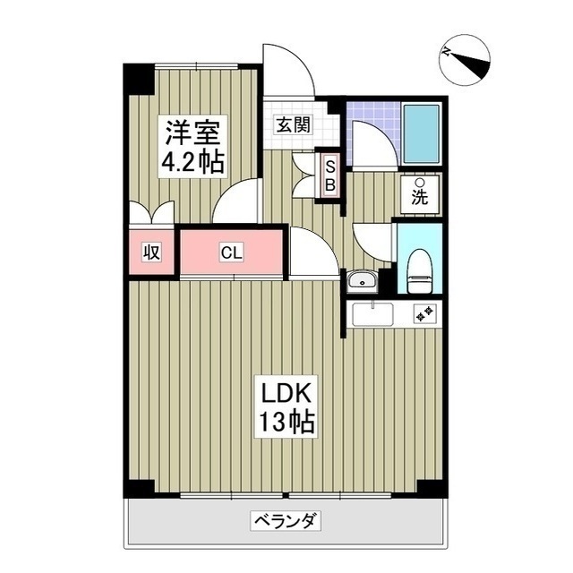 サリジェ志村公園の間取り
