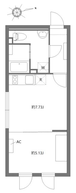 アレーロ西早稲田の間取り