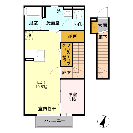 セプトガーデン大渡町の間取り