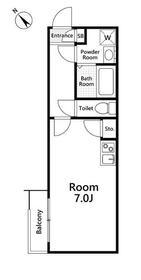 スカイウィング四つ木の間取り